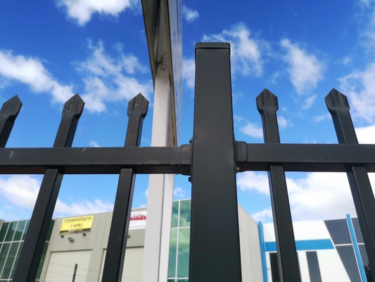Алюминиевый стальной металлический забор из трубчатой ​​стали, декоративный забор