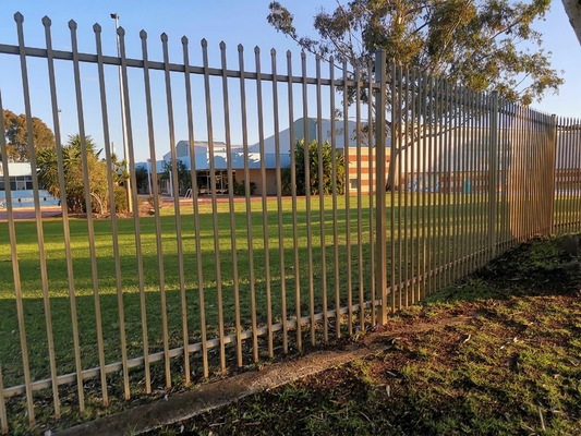 Покрытый порошком трубчатый алюминиевый забор высотой 1,8 м
