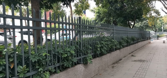 Специализированный металл 4 футов черный алюминиевый забор сад