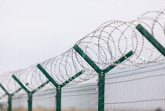 Высокая долговечность 5 мм аэропорт охранный забор устойчивый
