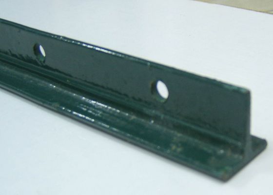 столб металла t зеленого цвета 6ft краски 0.95lb/Ft для ограждать