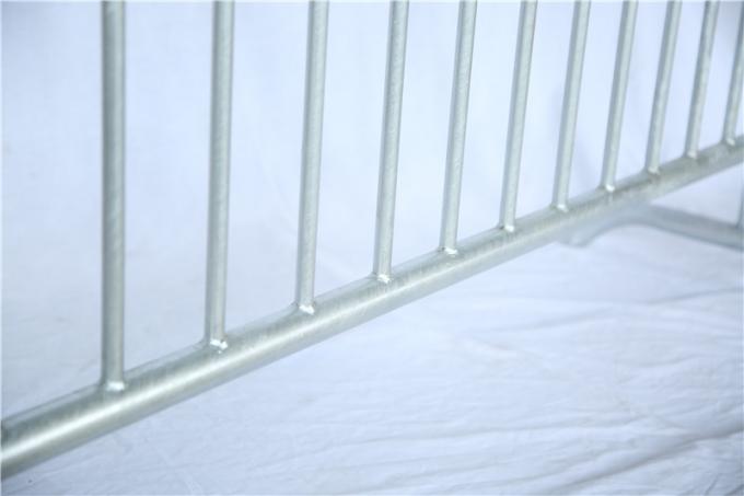 Горяче оцинкованные металлические барьеры для контроля толпы 5