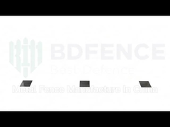 Безопасность подъема анти- похищения анти- ограждая панель взгляда 358 покрынную порошком ясную