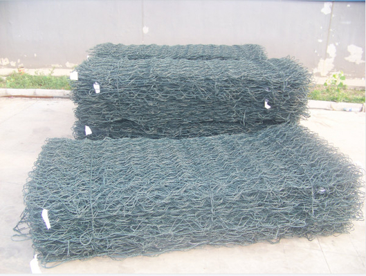 сплетенный провод длины подпорной стенки 2.0m коробки Gabion размера отверстия 80*100mm