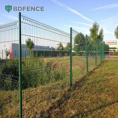Высококачественный порошкопокрытый сад сварные проволочные сетки 3D сетки ограждения панель дешевая цена устойчивое