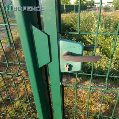 Высокобезопасность призма 3D ограждения панели ПВХ покрытые металлическими стенами ограждения панель решетки стали оцинкованные 3D сетки крыша крыша