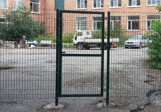 Настраиваемый стальной забор Сдвижные ворота для дома и сада 5,0 м ширина