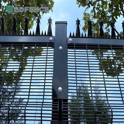 358 проволочная сетка Clearview металлическая сталь наружной Clear Security Fence Panels Clear View