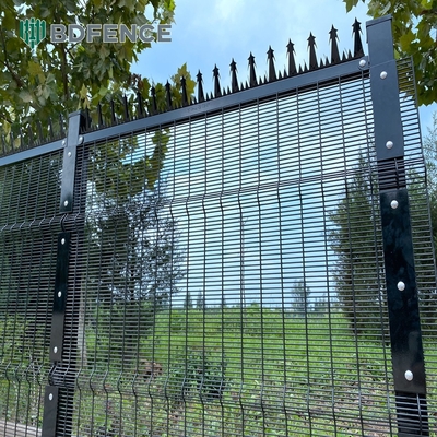 358 проволочная сетка Clearview металлическая сталь наружной Clear Security Fence Panels Clear View