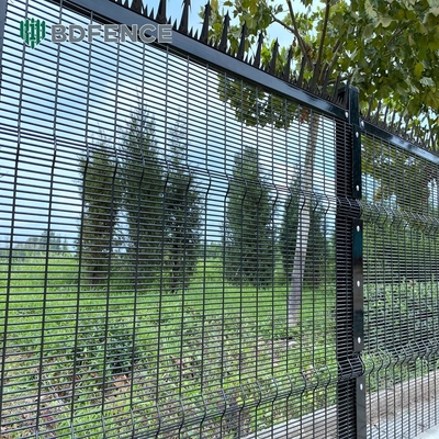 358 проволочная сетка Clearview металлическая сталь наружной Clear Security Fence Panels Clear View
