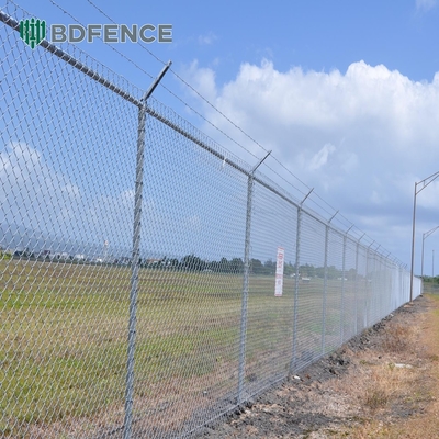 Расширения 100 метров Diamond Chain Link Fence Горячее погружение оцинкованной проволочной сетки