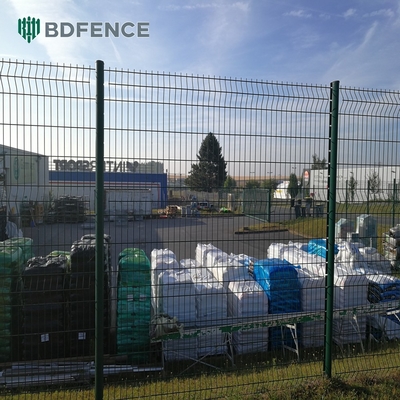 Высокобезопасность призма 3D ограждения панели ПВХ покрытые металлическими стенами ограждения панель решетки стали оцинкованные 3D сетки крыша крыша