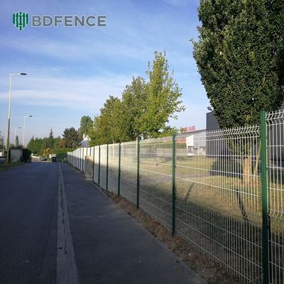 Высокобезопасность призма 3D ограждения панели ПВХ покрытые металлическими стенами ограждения панель решетки стали оцинкованные 3D сетки крыша крыша