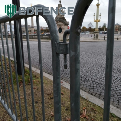 1.1 * 2.2 м временные ограждения легко сборные портативные металлические и стальные баррикады / дорожное движение