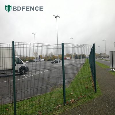 Домашний и уличный 3D изогнутый сварной сетчатый садовый забор Панель декоративного уличного ограждения Решетка и ворота