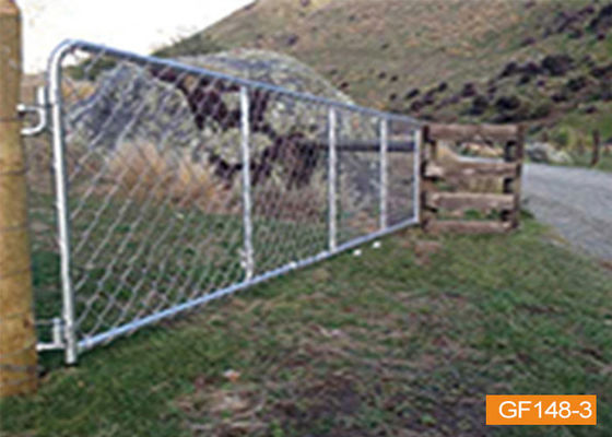 Сваренные ворота загородки фермы бортового утюга стальные для корма для животных