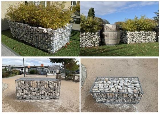 Корзины провода Gabion коробки Gabion ячеистой сети для каменной системы загородки Gabion подпорной стенки