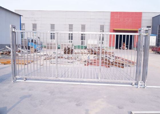 Ворота загородки сада сваренного металла раздвижной двери ISO14001