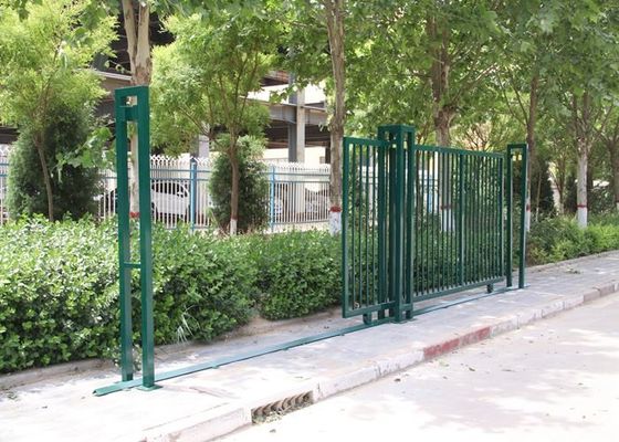 Ворота загородки сада сваренного металла раздвижной двери ISO14001