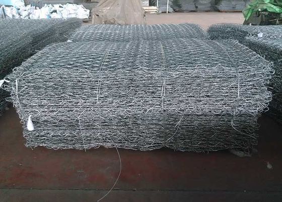 Гальванизированная 60x80mm сплетенная загородка стены Gabion стального провода