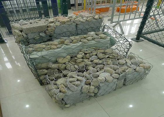 Управление размывания гальванизировало загородку Gabion каменную