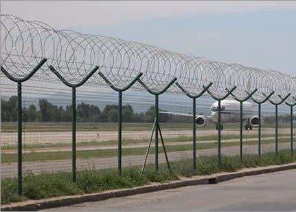 Анти- ограждать службы безопасности аэропорта сетки 50*100mm подъема 358
