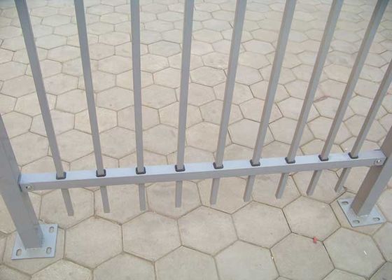 6ft высокий кованый стальной трубчатый забор прочный сборный сертифицированный ISO9001
