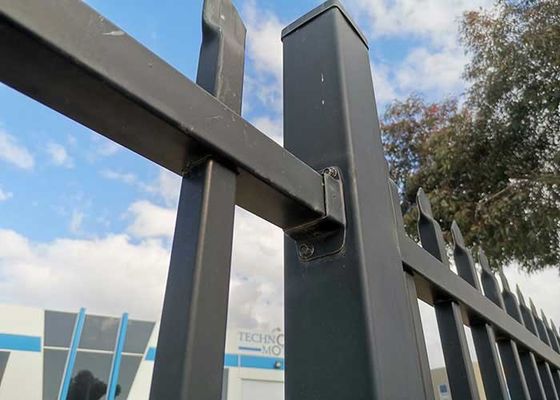 6ft высокий кованый стальной трубчатый забор прочный сборный сертифицированный ISO9001