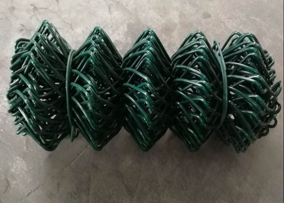 Равномерная загородка звена цепи отверстия 3mm сетки зеленая