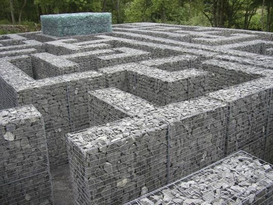 Система загородки Gabion размывания подпорных стенок устойчивая