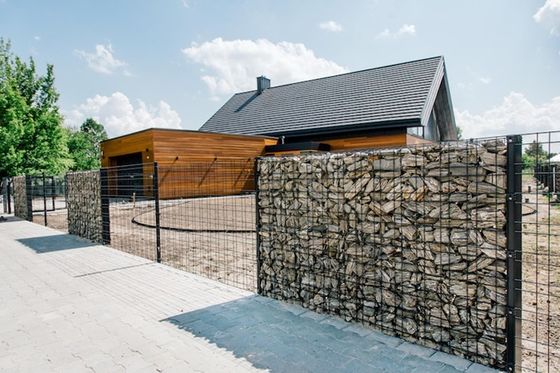 Система загородки Gabion размывания подпорных стенок устойчивая