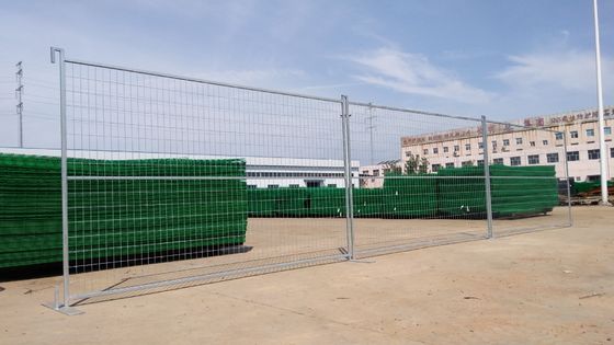 Американский рынок стандартный 6 x 12 футов оцинкованные временные цепные ссылки ограждения панели для строительной площадки