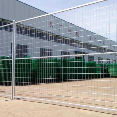 Американский рынок стандартный 6 x 12 футов оцинкованные временные цепные ссылки ограждения панели для строительной площадки