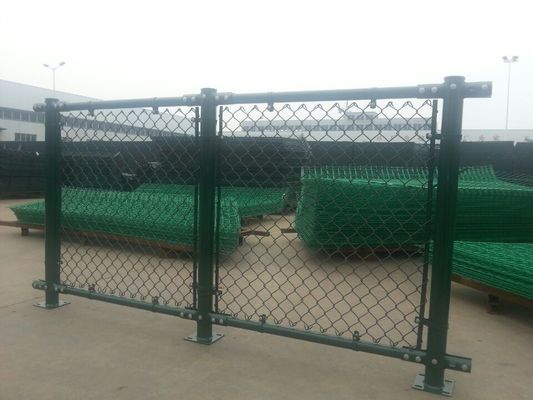 Ограждать сетки диаманта Q195 Sportsfield 50*50mm пластиковый покрытый