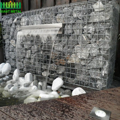 1mx1mx0.3m гальванизированный стальной провод сварил коробку Gabion