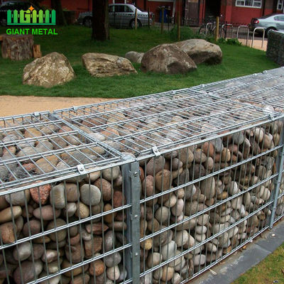 1mx1mx0.3m гальванизированный стальной провод сварил коробку Gabion