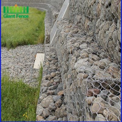 Сплетенный Pvc высоты Galvanzied 1.0m покрыл гибкость провода коробки Gabion сильную