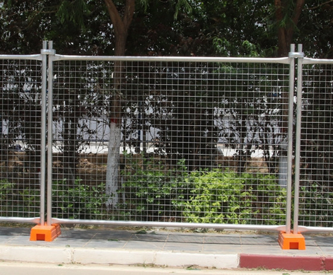 общественной безопасности загородки барьера высоты 6ft трубка стального провода временной слабая сварила